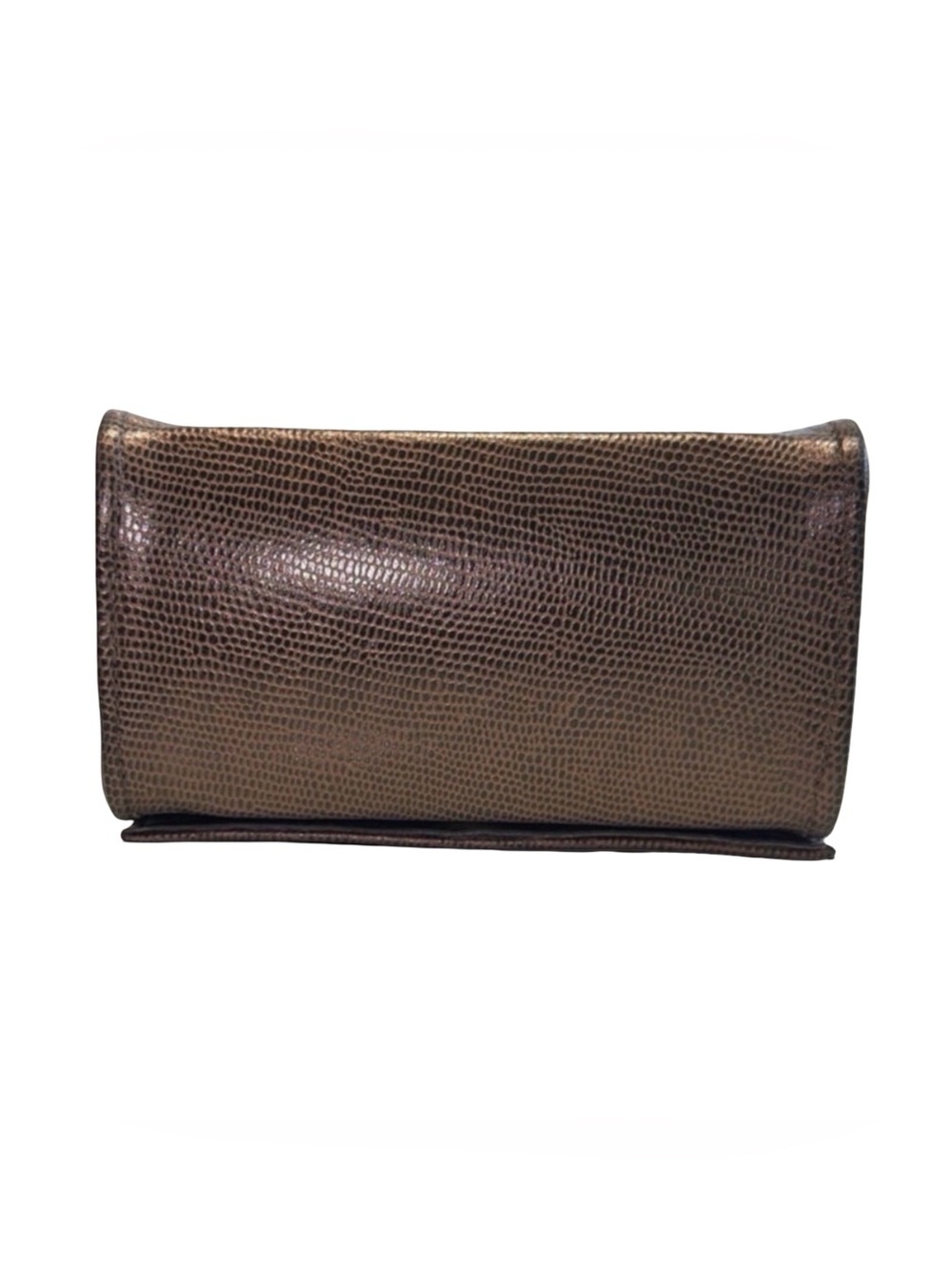 RODO Italy Structured Hard Case Evening Bag I Gold Link Strap | NWOT - Picture 10 of 12